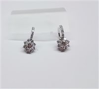 Ohrringe Dame in Weißgold Diamante 2.10 G SI MORETTA